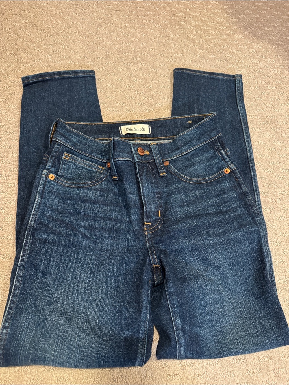 Madewell slim straight Jeans